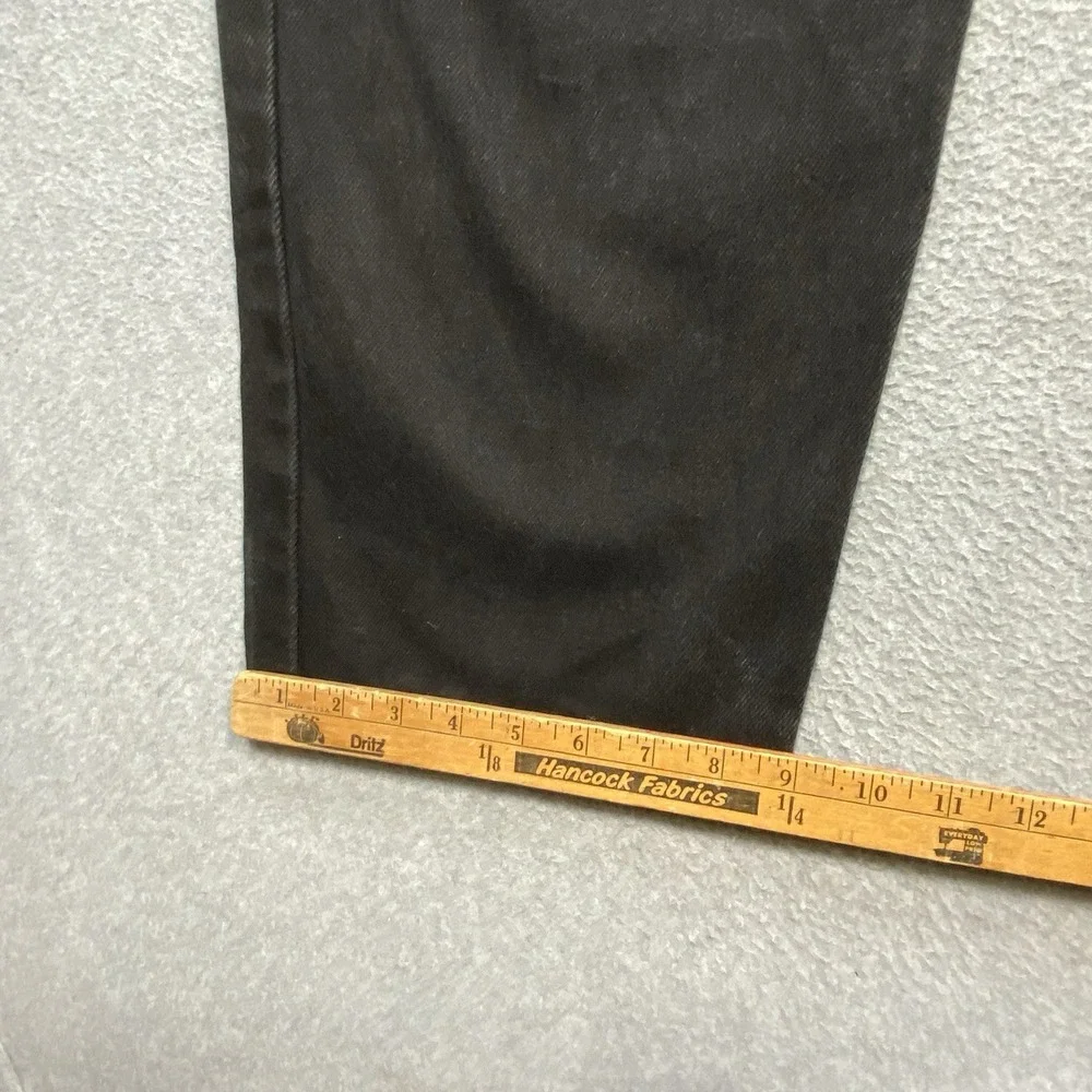 Levis 550 Regular Fit Straight Leg‎ City Retro Black Jeans Men's 40x30 Denim